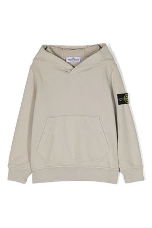 felpa in cotone grigio STONE ISLAND KIDS | 791661620V0092